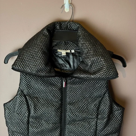Chicos Zenergy Quilted Foil Puffer Vest 6 - Picture 6 of 11